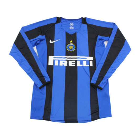 2004-05 FC Internazionale Milano Home Long Sleeve Kit