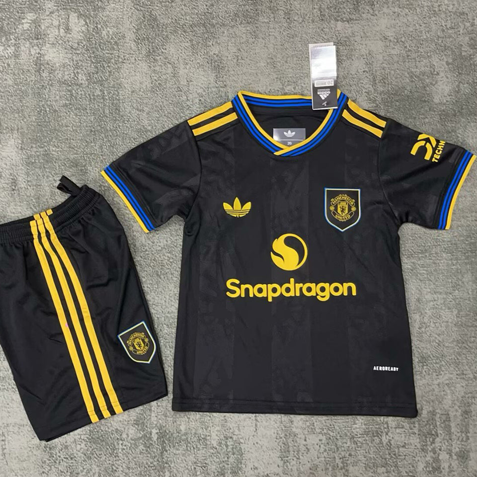 2025/26 Manchester United Third Short Sleeve Kids' Jersey