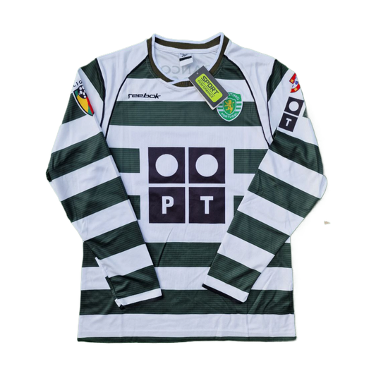 2002-03 Sporting CP Home Long Sleeve Kit