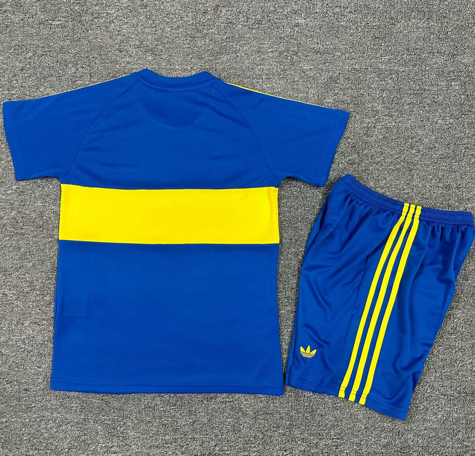 1981 Boca Juniors Home Short Sleeve Retro Jersey