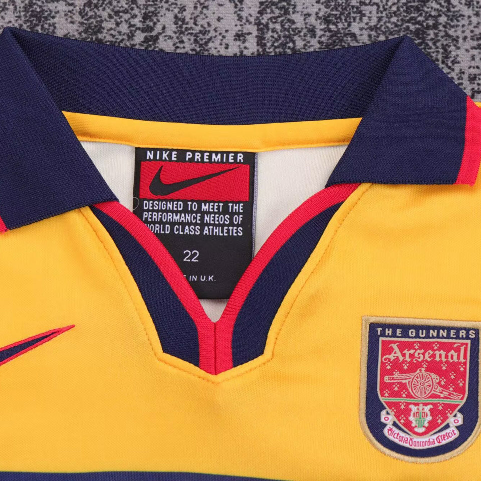 1995/97 Arsenal Away Short Sleeve Retro Kids Jersey
