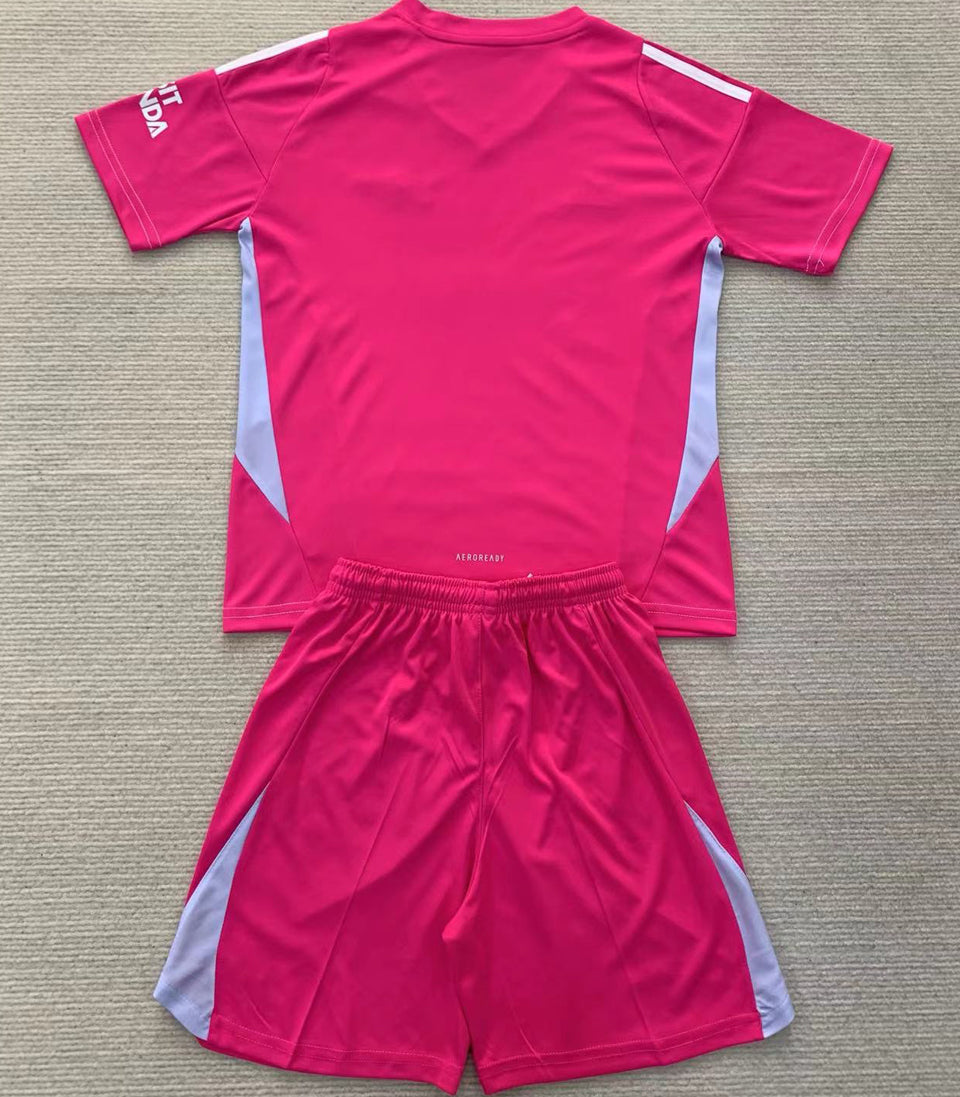 2024/25 Arsenal Goalkeeper Short Sleeve Jersey for Kids