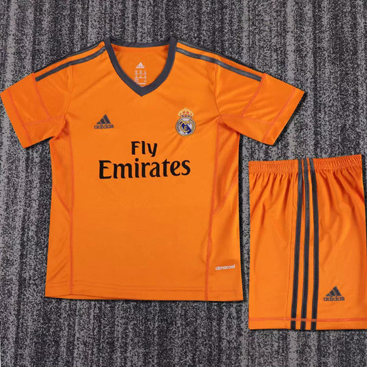 2013/14 Real Madrid Third Short Sleeve Retro Kids Jersey