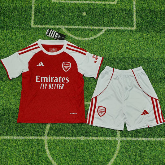 2025/26 Arsenal Home Short Sleeve Kids Jersey