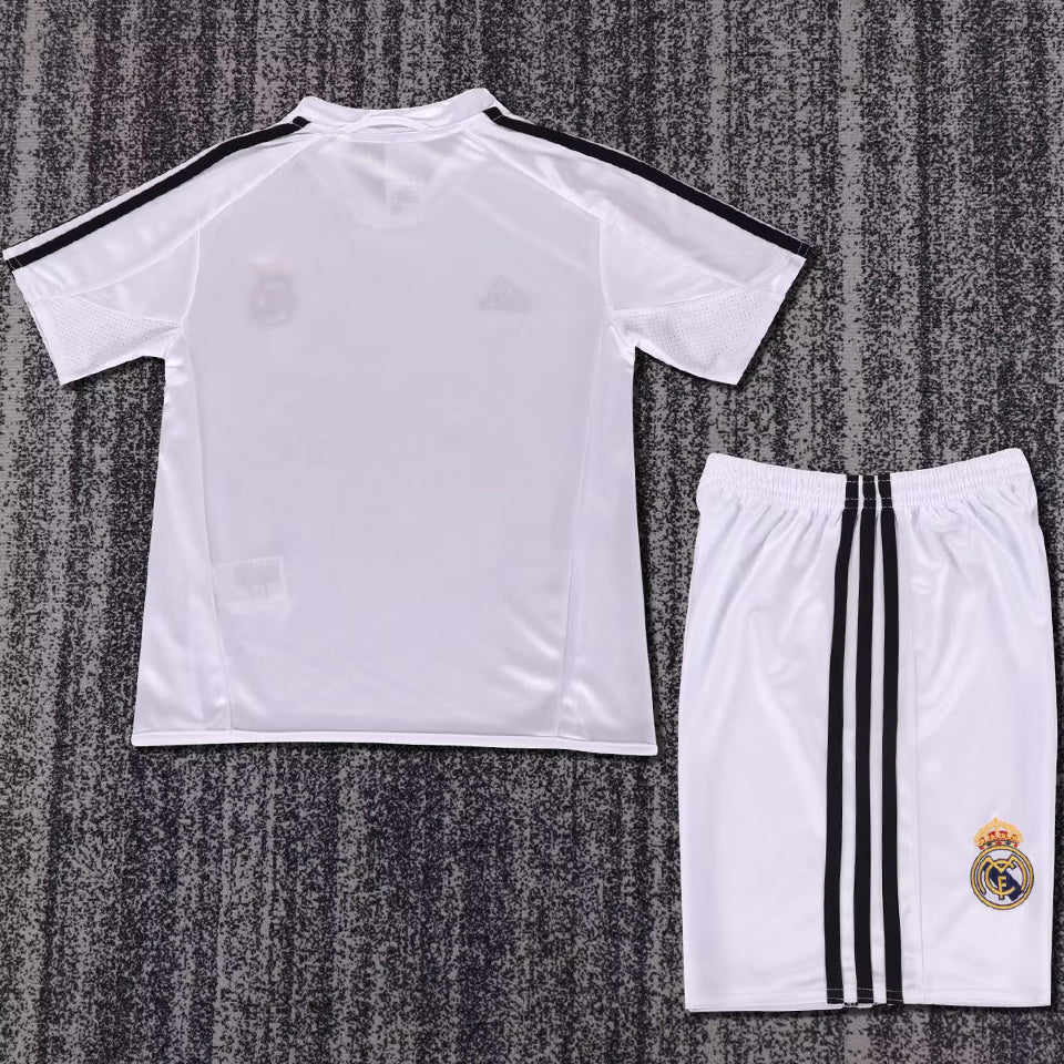 2004/05 Real Madrid Home Short Sleeve Retro Kids Jersey