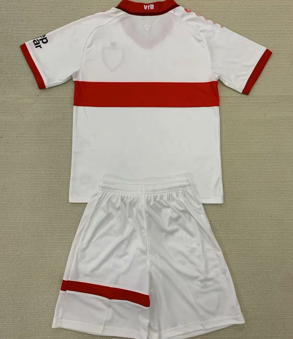 2024/25 VFB Stuttgart Home Short Sleeve Kids Jersey