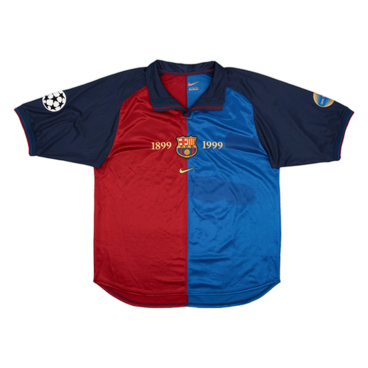 1999-00 FC Barcelona Home Kit