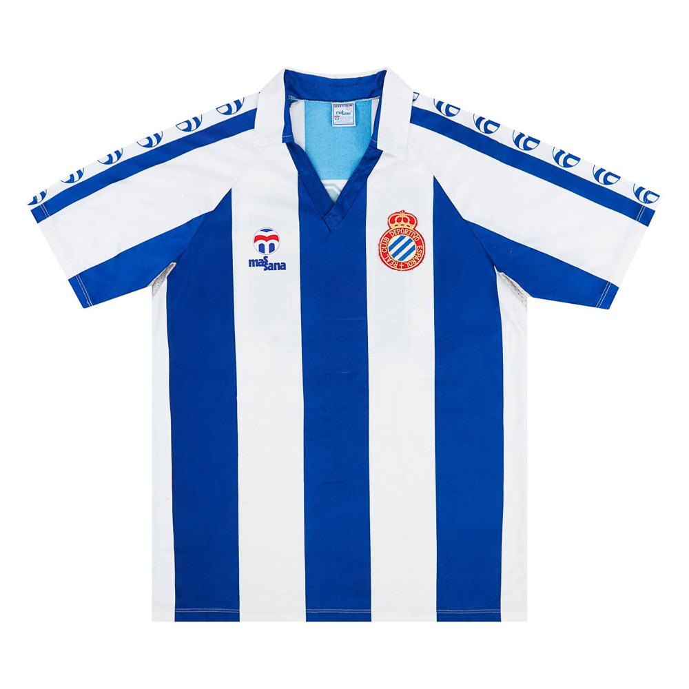 1984-89 RCD Espanyol Home Kit