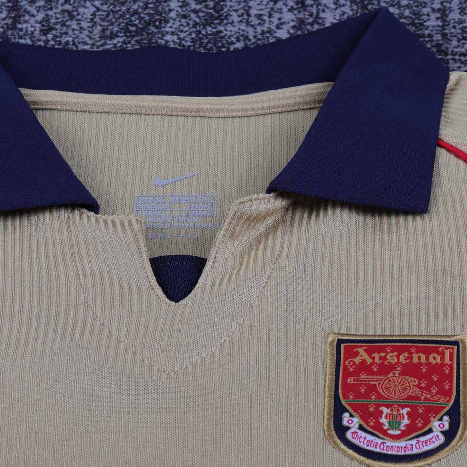 2001/02 Arsenal Away Short Sleeve Retro Kids Jersey