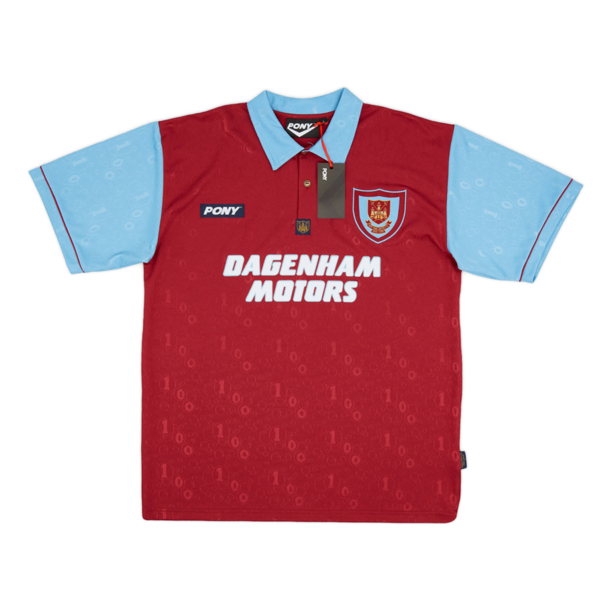 1995-97 West Ham United FC Home Kit