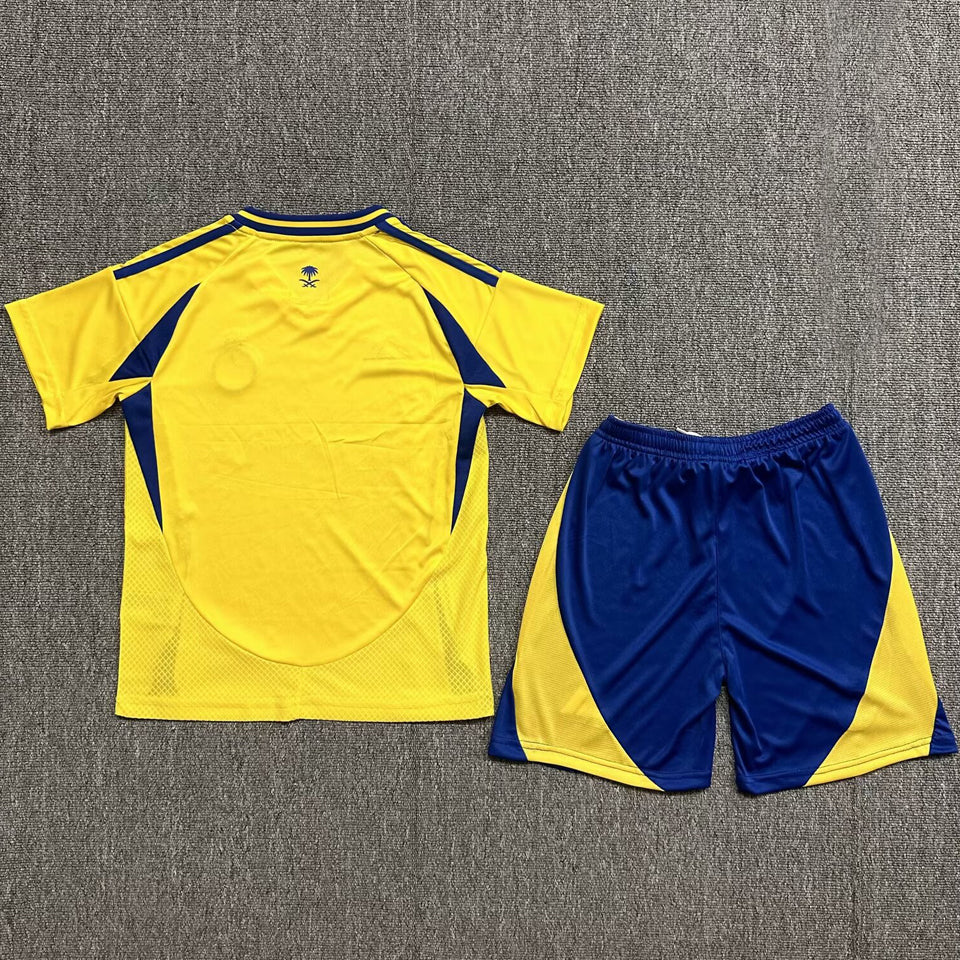 2024/25 Al Nassr Home Short Sleeve Kids Jersey