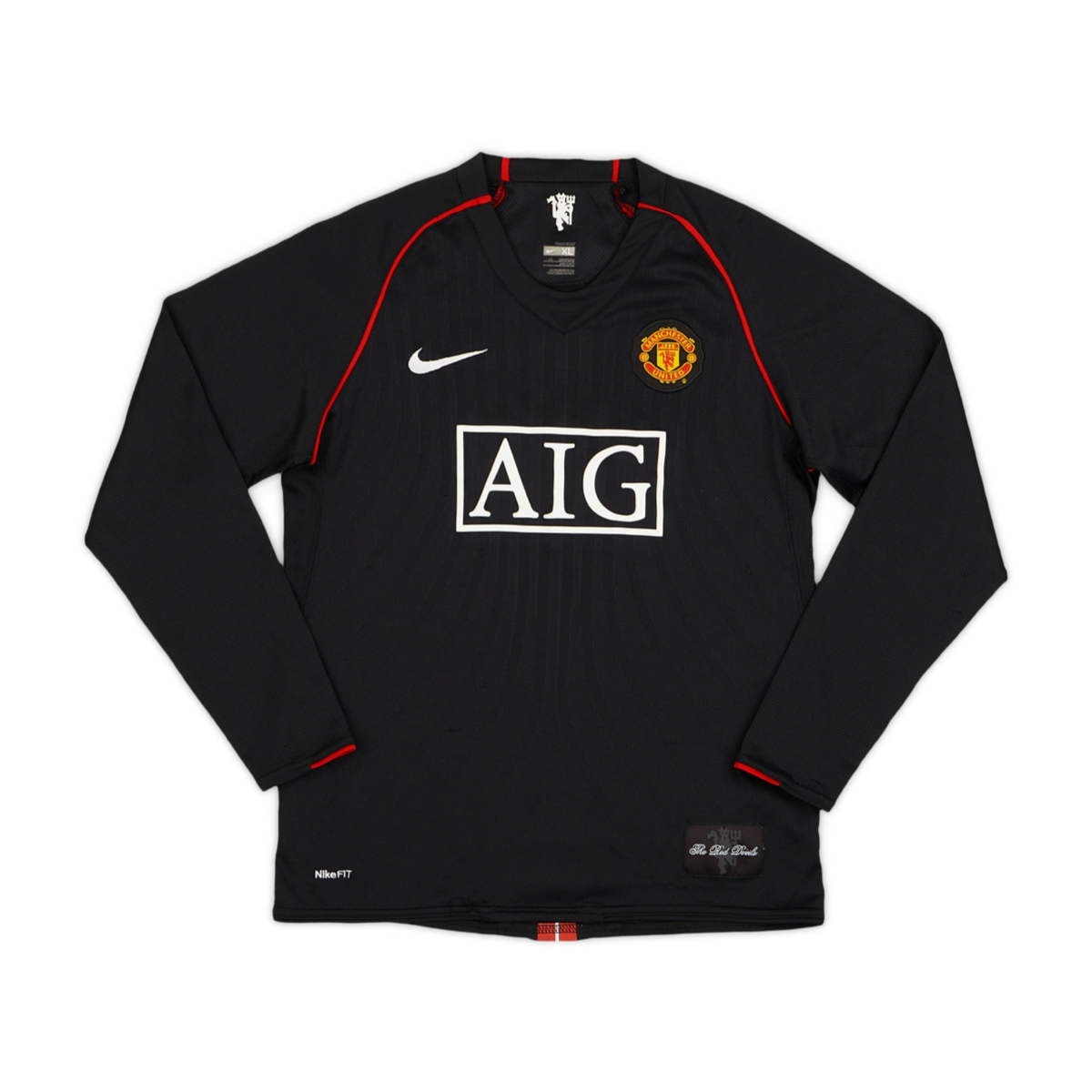 2007-08 Manchester United FC Away Long Sleeve Kit