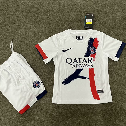 2024/25 PSG Away Short Sleeve Kids Jersey