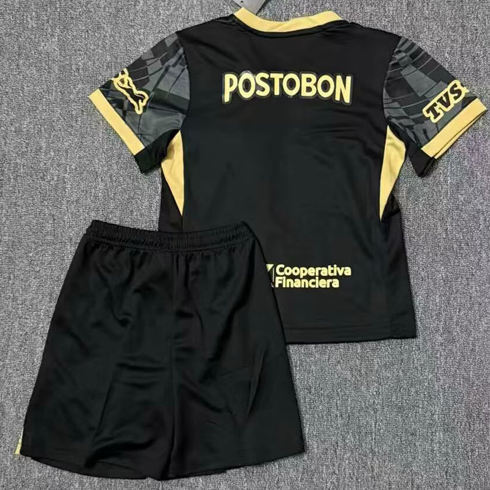 2025/26 Atletico Nacional Away Short Sleeve Kids Jersey