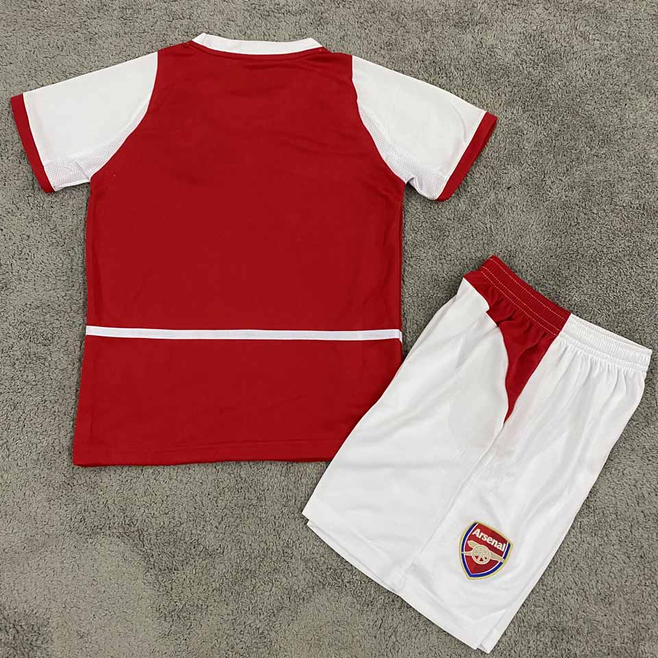 2002/04 Arsenal Home Short Sleeve Retro Kids Jersey