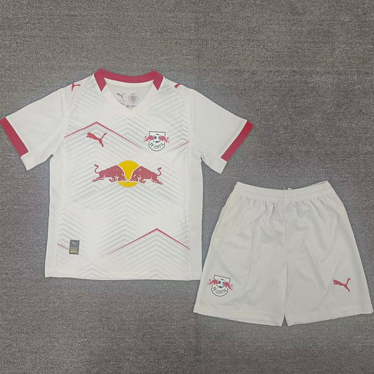 2025/26 Leipzig Home Short Sleeve Jersey for Kids