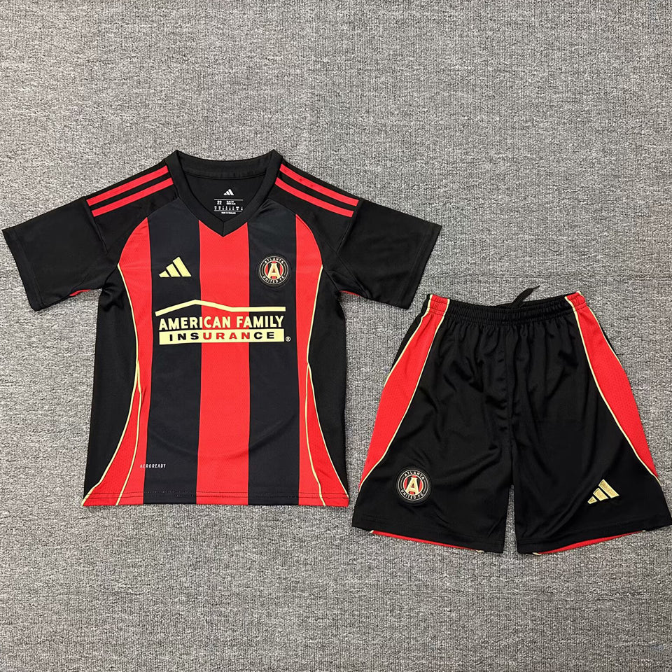 2025/26 Atlanta United Home Short Sleeve Kids Jersey