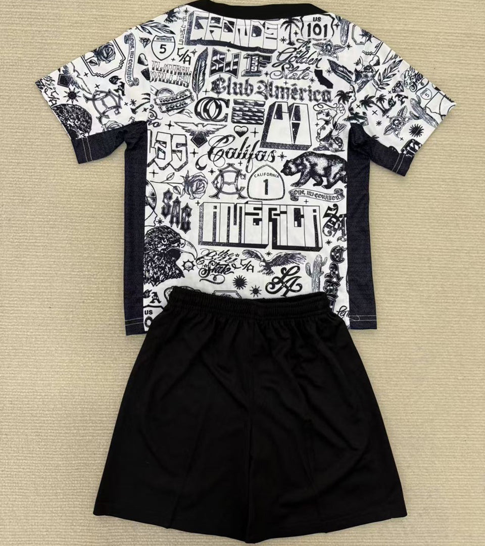 2025 Club America Special Short-Sleeved Jersey for Boys