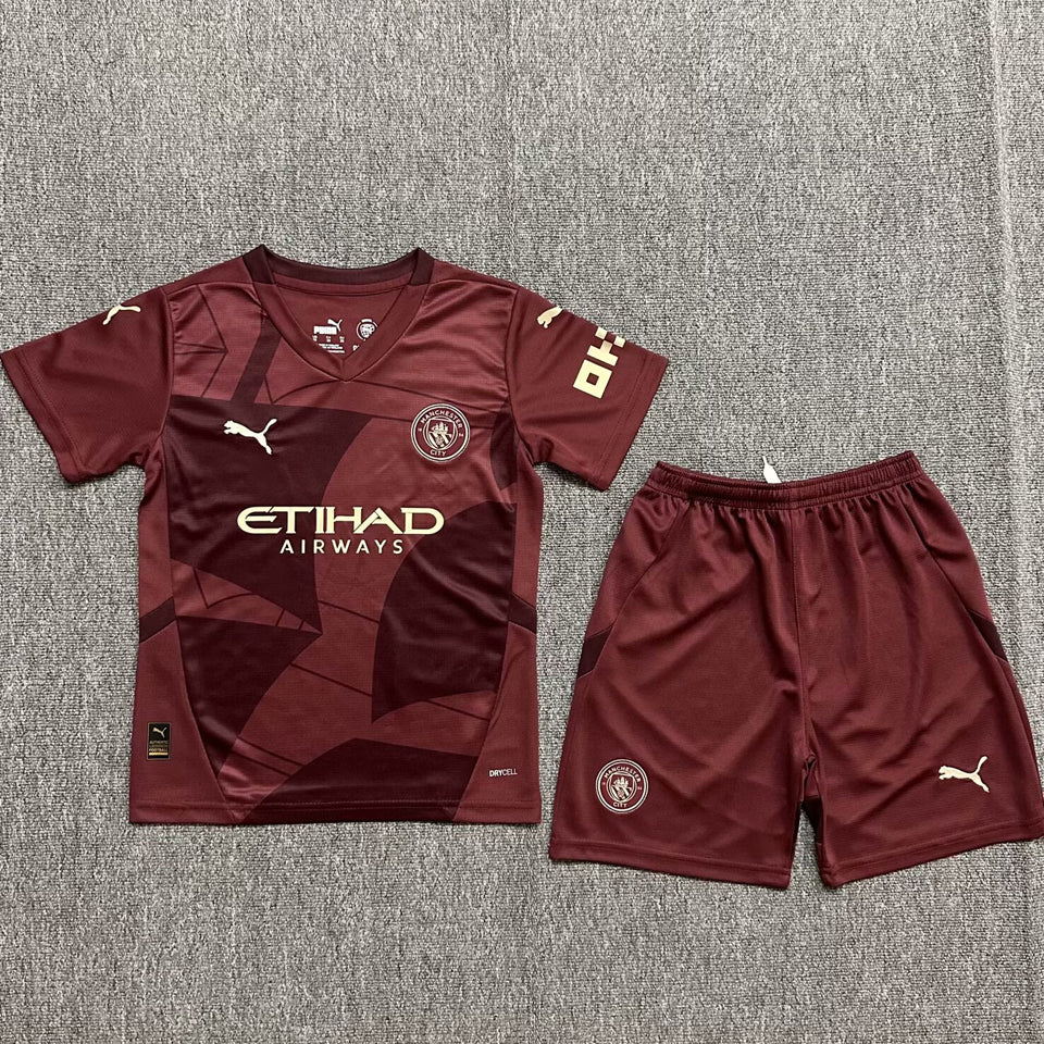 2024/25 Manchester City Third Short Sleeve Kids' Jersey
