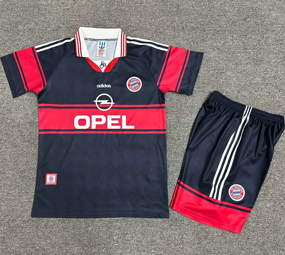 1997/99 Bayern Munich Home Short Sleeve Retro Kids Jersey