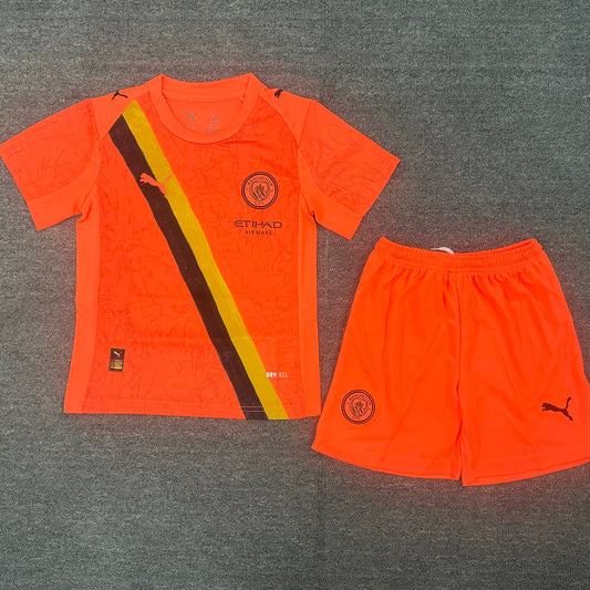 2025/26 Manchester City Special Short Sleeve Kids' Jersey