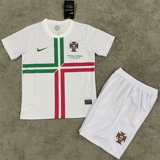 2012 Portugal Away Kids National Team Retro