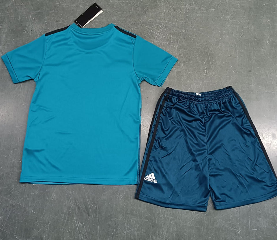 2017/18 Real Madrid Third Short Sleeve Retro Kids Jersey