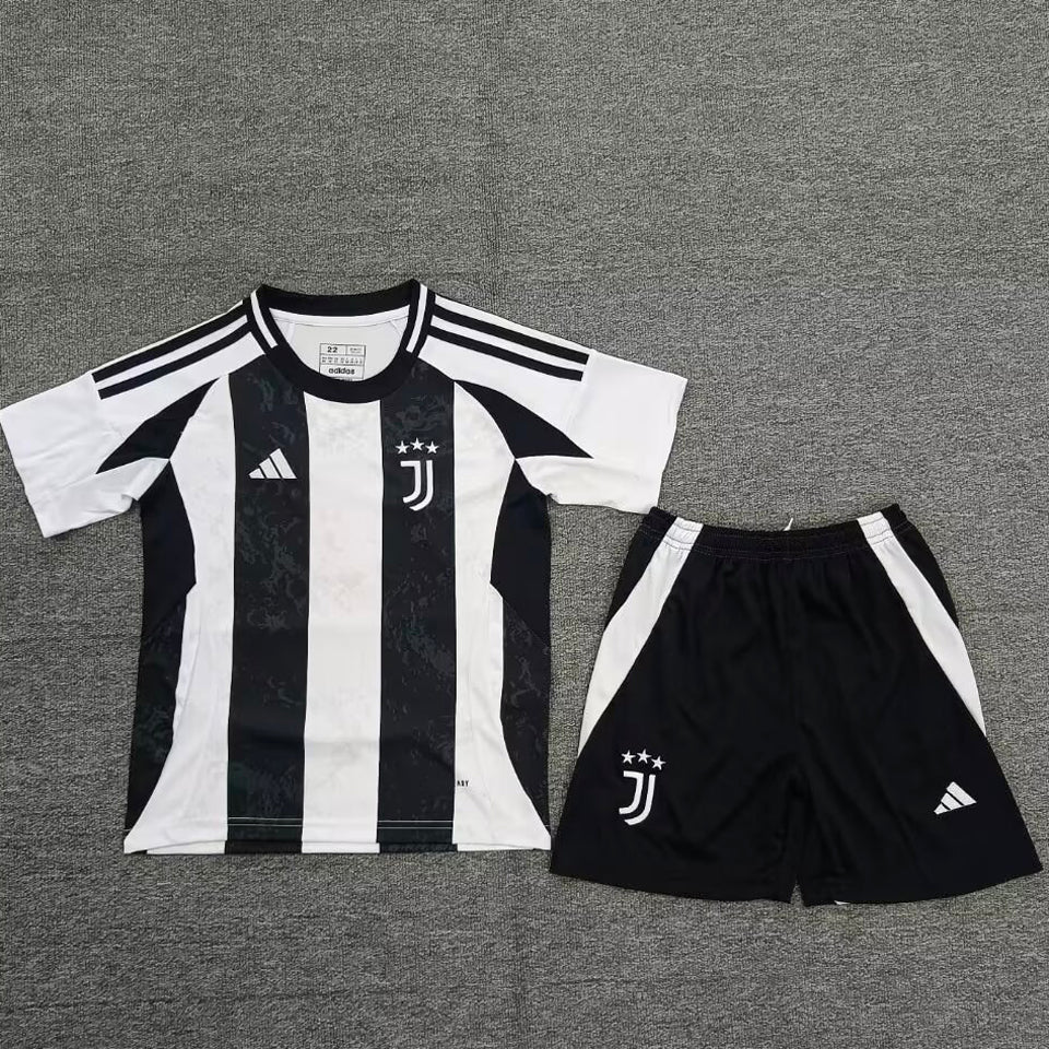 2024/25 Juventus Home Short Sleeve Jersey for Kids