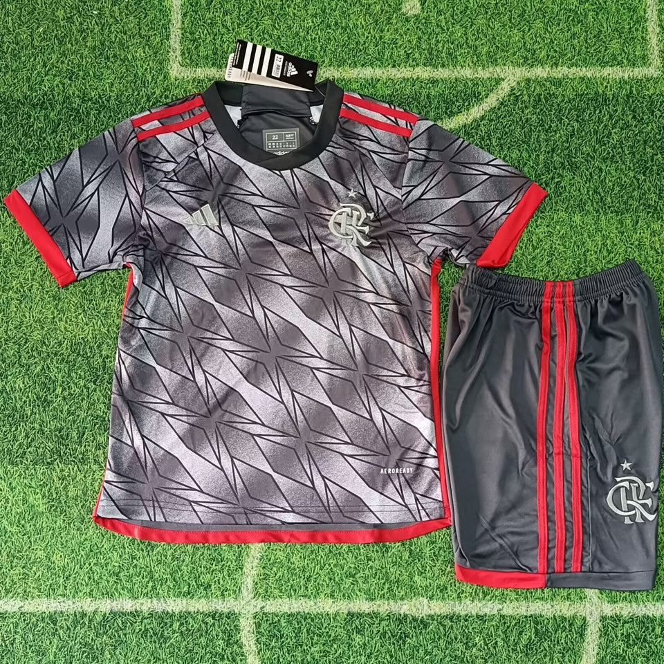 2024/25 Flamengo Third Short Sleeve Kids' Jersey
