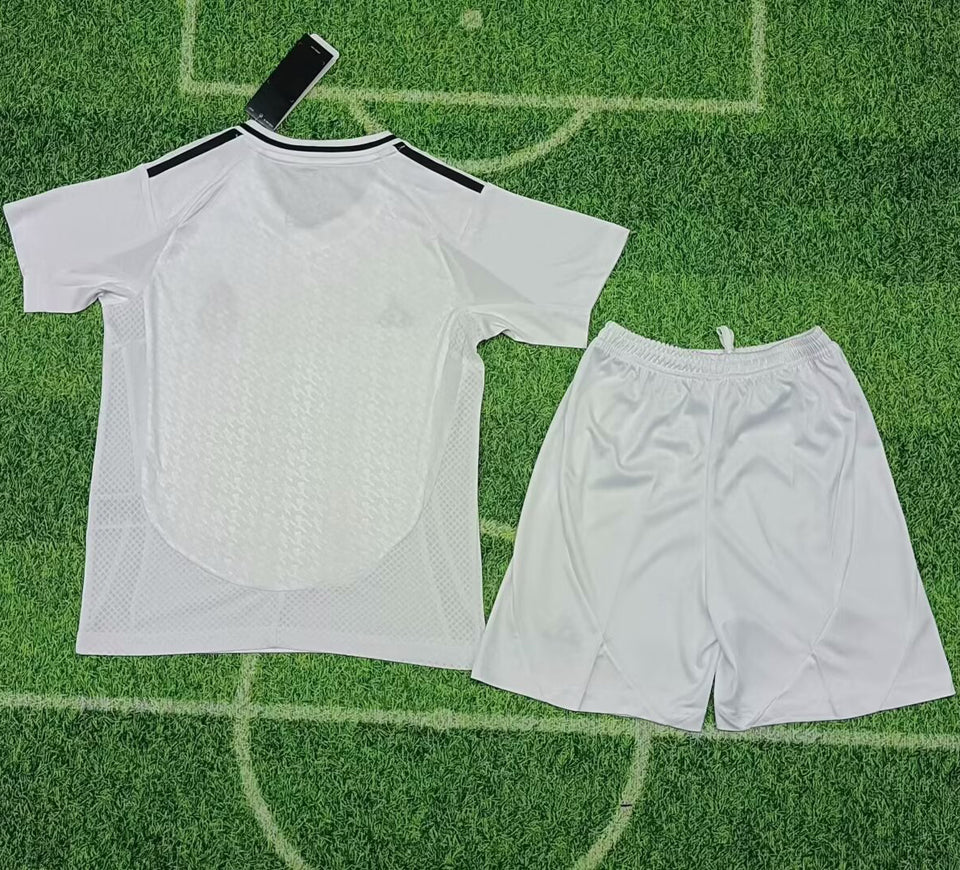 2024/25 Real Madrid Home Short Sleeve Jersey for Kids