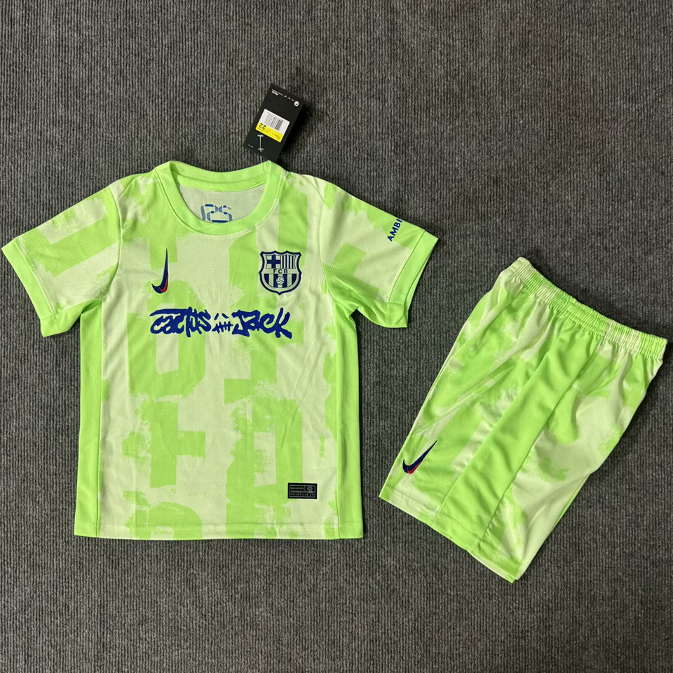 2024/25 Barcelona Third Short Sleeve Kids Jersey