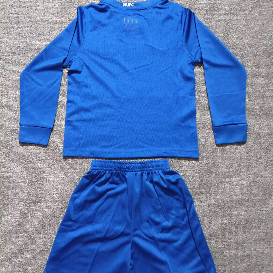 2008/09 Manchester United Third Long Sleeve Retro Kids Jersey