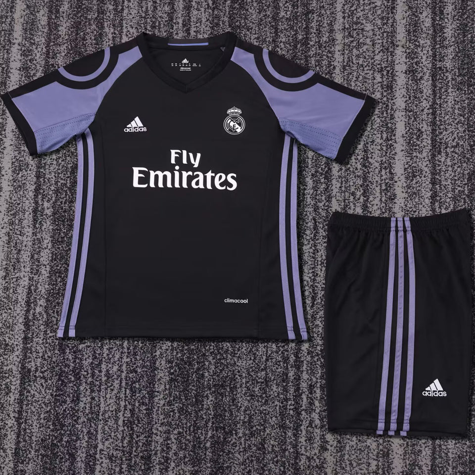 2016/17 Real Madrid Third Short Sleeve Retro Kids Jersey