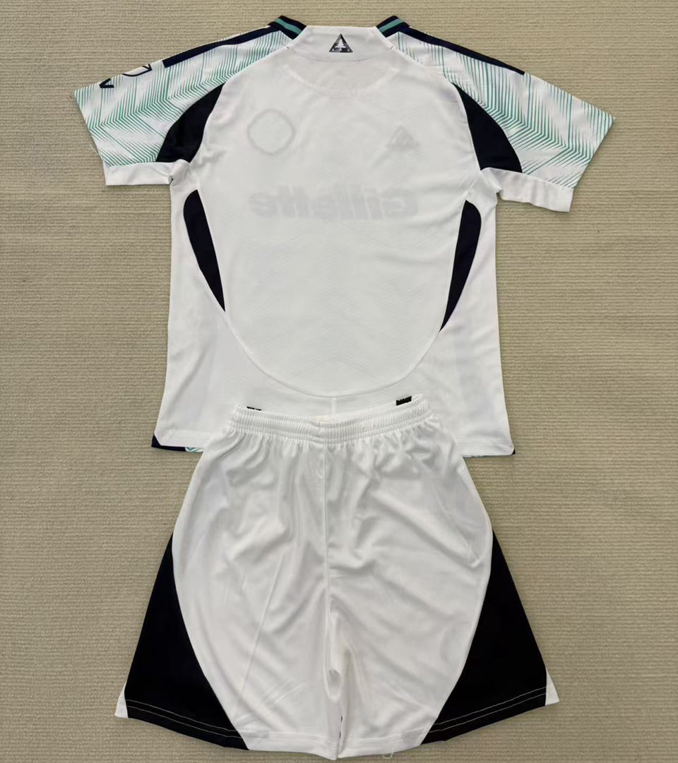 2025/26 England Away Short Sleeve Kids' Jersey