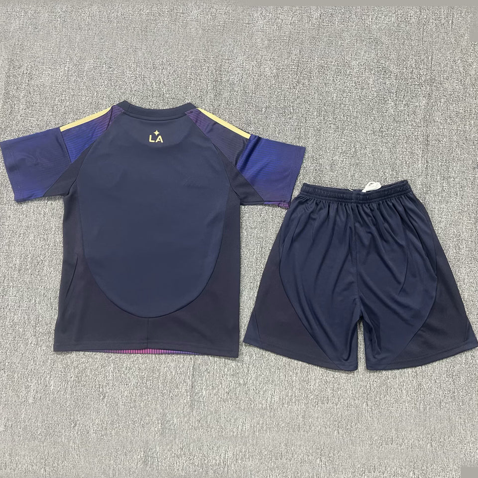 2025/26 LA Galaxy Away Short Sleeve Kids Jersey