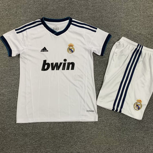 2012/13 Real Madrid Home Short Sleeve Retro Kids Jersey