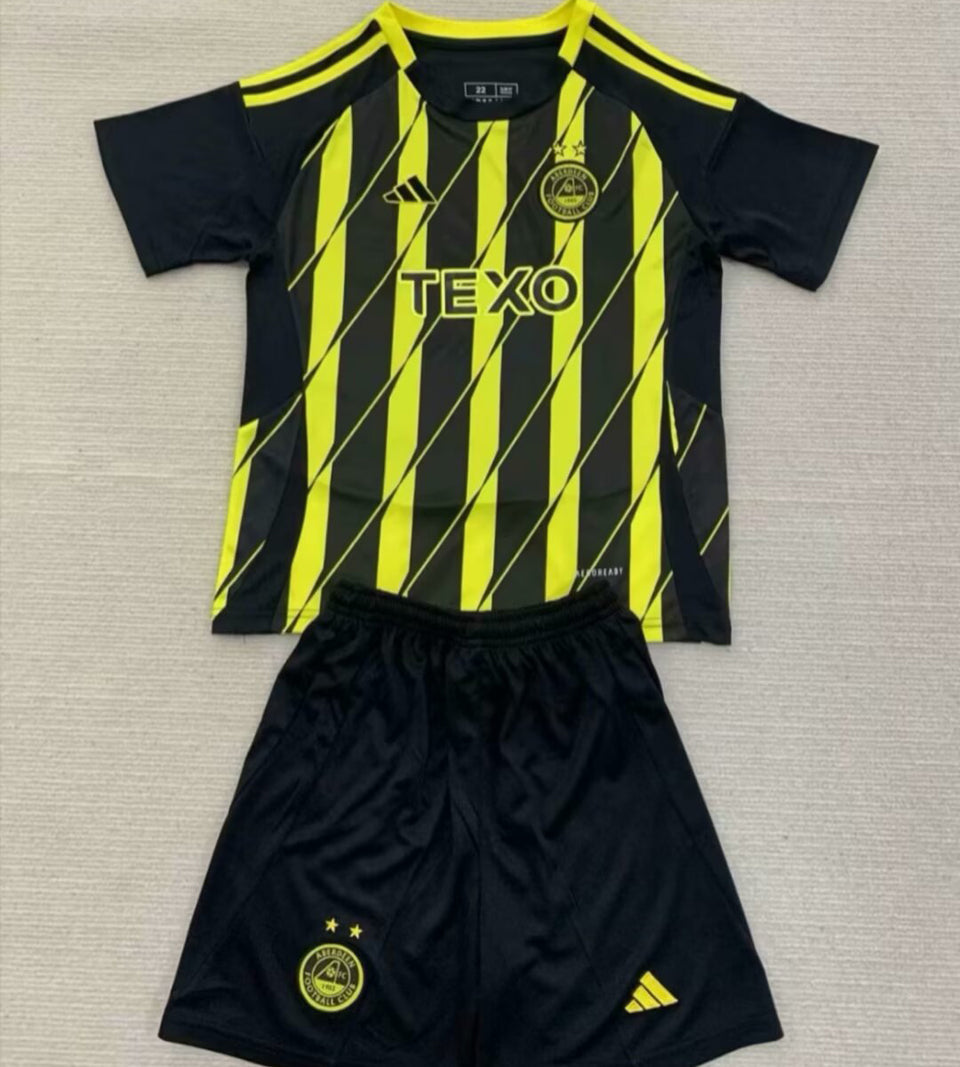 2024/25 Aberdeen Away Short Sleeve Kids' Jersey