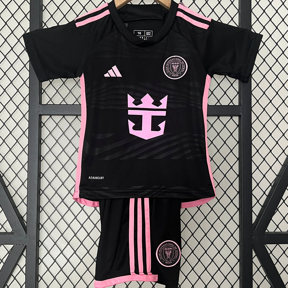 2023/24 Inter Miami Away Short Sleeve Kids' Jersey