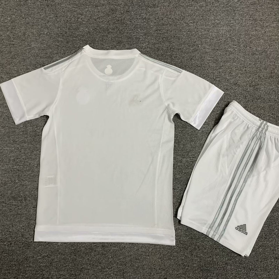 2015/16 Real Madrid Home Short Sleeve Retro Kids Jersey