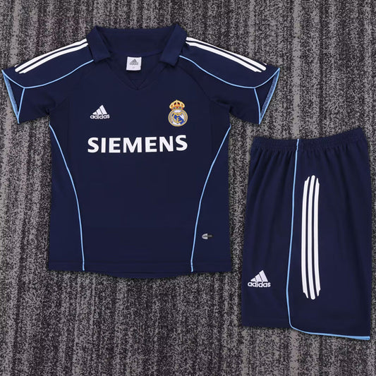2005/06 Real Madrid Away Short Sleeve Retro Kids Jersey