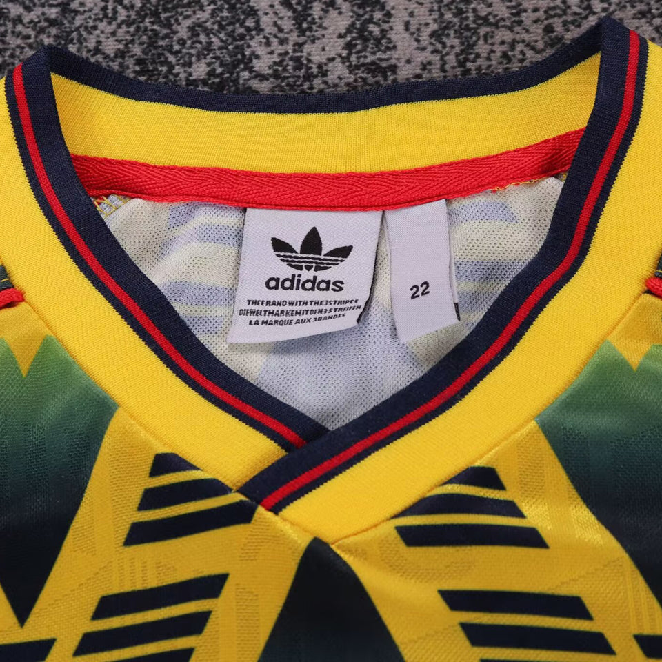 1991/93 Arsenal Away Short Sleeve Retro Kids Jersey