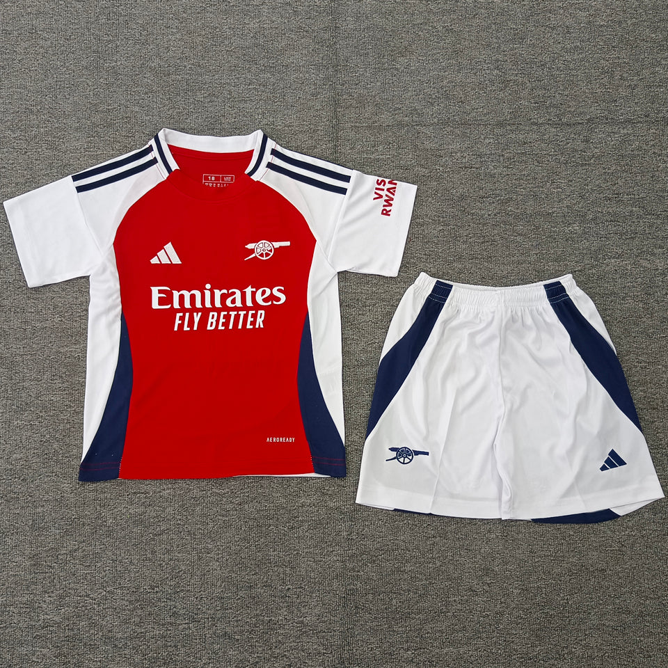 2024/25 Arsenal Home Short Sleeve Kids Jersey