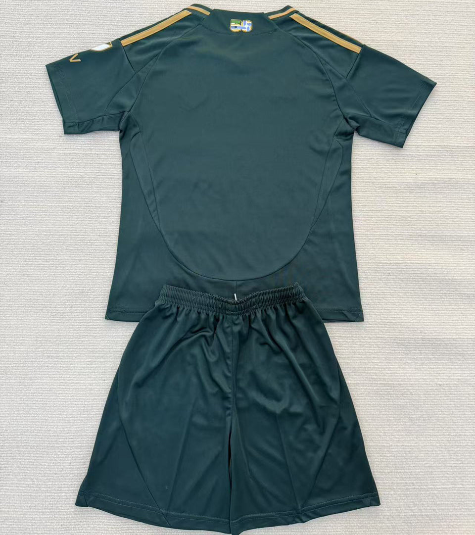 2025/26 Portland Timbers Home Short Sleeve Kids Jersey