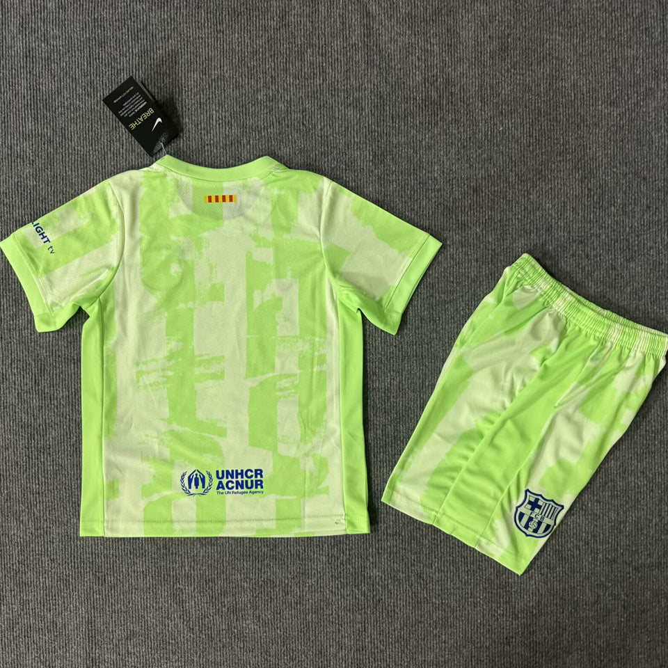 2024/25 Barcelona Third Short Sleeve Kids Jersey