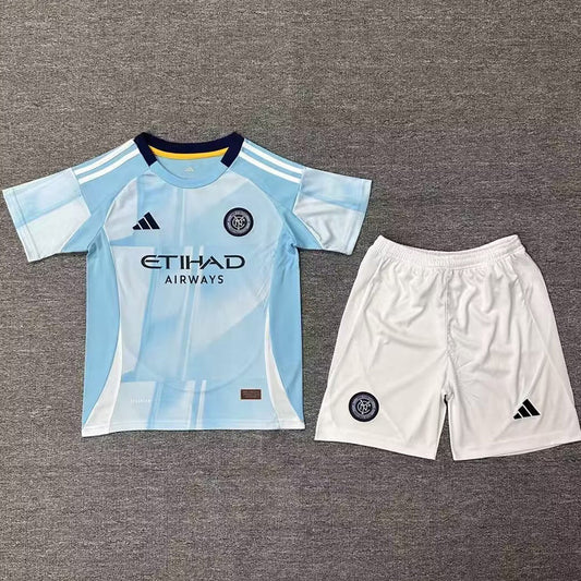 2025/26 New York City Home Short Sleeve Kids Jersey